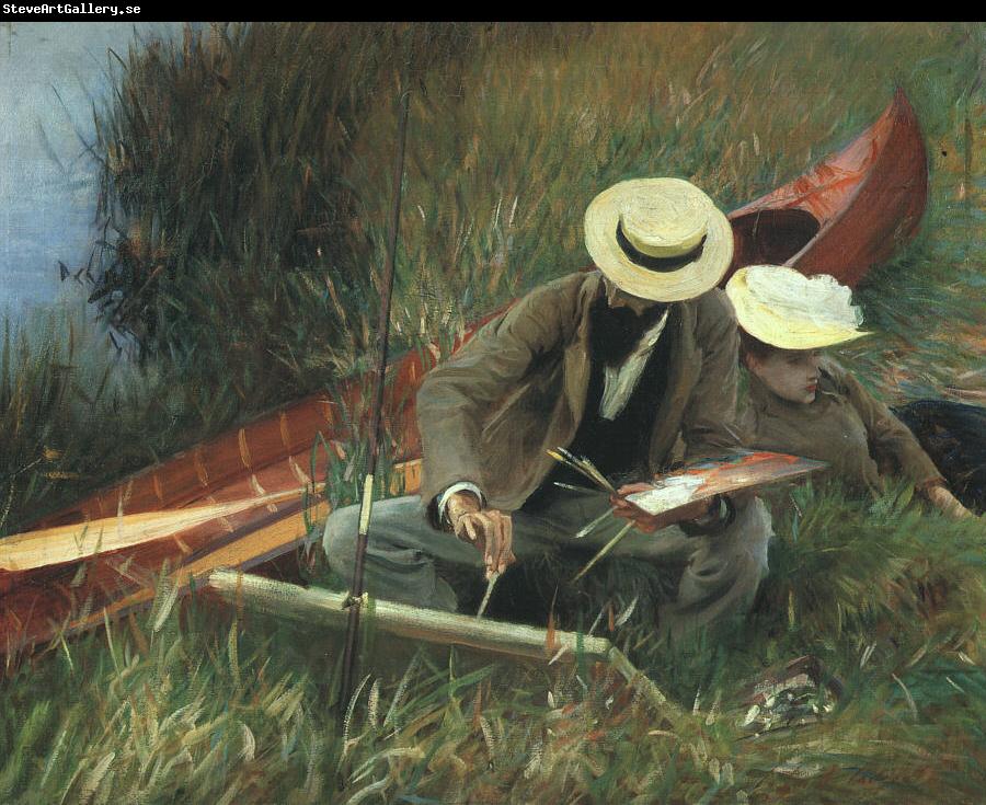John Singer Sargent Paul Helleu Sketching With his Wife